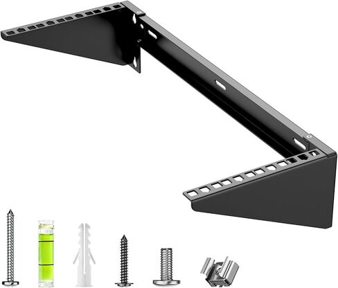3U Vertical Wall Mount Rack - 19" Steel Wall & Under-Desk Bracket for Server, Network Switch, or Patch Panel, Supports up to 121lbs, for Cabinet or Server Room, JHSVR-3U in Saudi Arabia