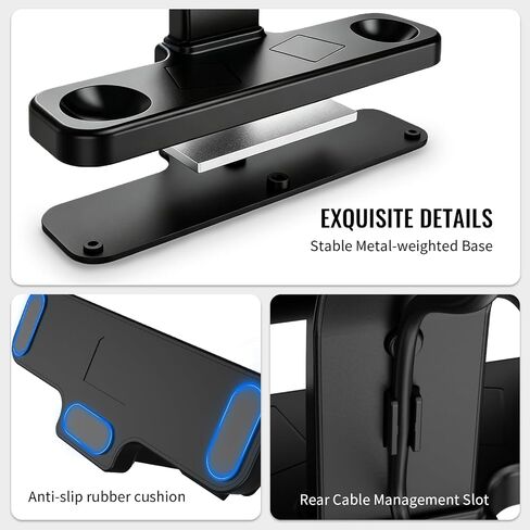 Desktop Charing Stand for Steam Controller 2 (2026) | Steam Controller 2 Holder Base,Cable Management,Puck Support and Anti-Slip Silicone Pad in Saudi Arabia