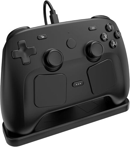 Desktop Charing Stand for Steam Controller 2 (2026) | Steam Controller 2 Holder Base,Cable Management,Puck Support and Anti-Slip Silicone Pad in Saudi Arabia