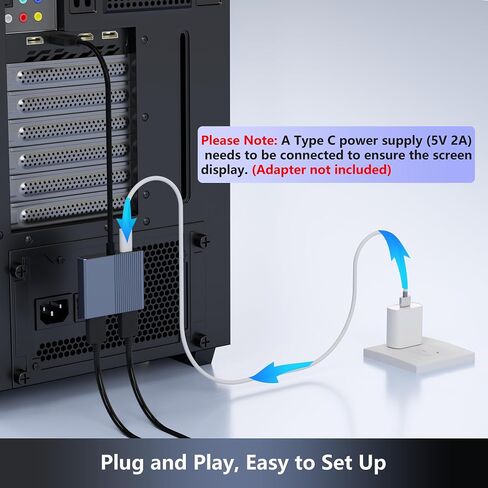 Display Port Splitter for Dual Monitors, 4K@120Hz DisplayPort to Dual DisplayPort Adapter, Displayport MST Hub, Monitor Splitter, Dual Monitor Adapter for Laptop, Desktop, Graphics Card and More in Saudi Arabia