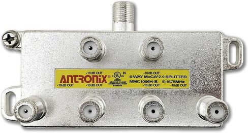 6 Way Antronix MMC1006H-B 5-1675 MHz MoCA 2.0 Splitter for Frontier Formerly Verizon Fios in Kuwait