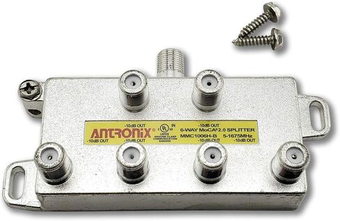 6 Way Antronix MMC1006H-B 5-1675 MHz MoCA 2.0 Splitter for Frontier Formerly Verizon Fios in Kuwait