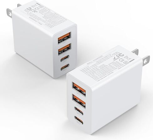 4Pack USB C Charger Block 20W Phone Fast Charger Wall Charger with PD 3.0 | Compact Type C Power Adapter for Phone 17/16/15/14, Galaxy, Pixel, AirPods Pro (Arctic White) in Saudi Arabia