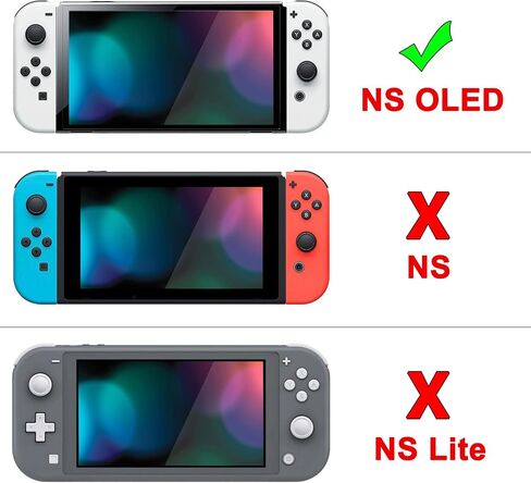 PlayVital ZealProtect Soft Protective Case for Nintendo Switch OLED, Flexible Protector Joycon Grip Cover for Nintendo Switch OLED with Thumb Grip Caps & ABXY Direction Button Caps - Pool Party Kitten in Saudi Arabia