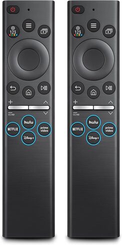 (Pack of 2) Universal Remote for Samsung TV Frame Solar Serif Crystal Curved LED QLED OLED Neo UHD SUHD HDTV 4K 8K 7 8 9 Series Smart TV Remotes Control Replacement - 2 Year Warranty in Saudi Arabia