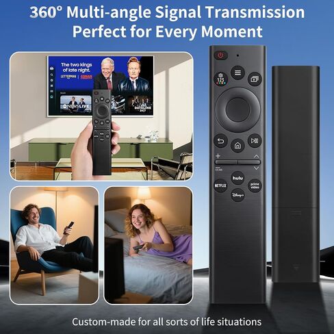 (Pack of 2) Universal Remote for Samsung TV Frame Solar Serif Crystal Curved LED QLED OLED Neo UHD SUHD HDTV 4K 8K 7 8 9 Series Smart TV Remotes Control Replacement - 2 Year Warranty in Saudi Arabia