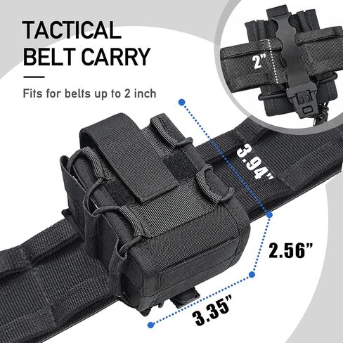 ELVO Double Handcuff Holster, Open Top Handcuff Pouch for Duty Belt and Molle in Saudi Arabia