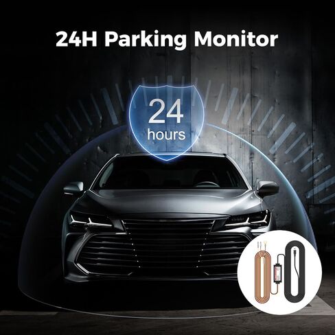 PRUVEEO Smart Acc Hardwire Kit for Dash Cam, Enables Parking Mode Monitor, Converts 12V-30V to 5V/3A, Low Voltage Protection, LED Indicator, Applicable to D90-4CH… in Saudi Arabia