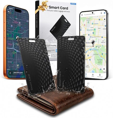 2026 Wallet Tracker Card Pro, Bluetooth Tracking Card (iOS & Android) | 0.05in Ultra Slim, 120dB Loud Alarm, Wireless Charging, Apple MFi Certified, Perfect for Wallet, Passport, Backpack in Saudi Arabia
