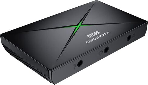 ezcap333P 4K HDMI Capture Card, USB 3.0, 4K60 Record & Passthrough | 1440p120 capture, 3.5mm mic & line-in, plug and play, ultra-low latency game streaming for PS5, Xbox, Switch, OBS, PC, Mac in Saudi Arabia