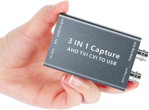 2MP AHD to USB 2.0 Capture Card 1080P Support TVI CVI Driver Free | UVC UAC Standard in Saudi Arabia