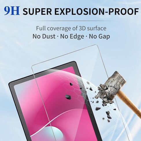 2-Pack Screen Protector for T-Mobile REVVL Tab 2 2025 10.1" Tablet | 9H Tempered Glass Film, Bubble-Free Installation, HD Clear, Anti Scratch in Saudi Arabia