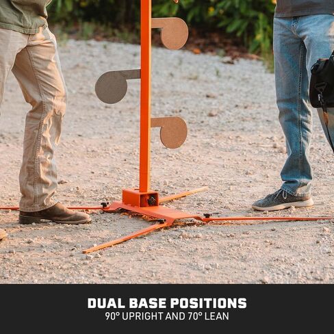 TITAN GREAT OUTDOORS طقم شجرة مبارزة بدون لحام مع أهداف مجداف فولاذي AR500 وحامل أمان، ستة مجاذيف متأرجحة فولاذية AR500، مواضع إطلاق مستقيمة أو مائلة، إعداد سهل in Kuwait