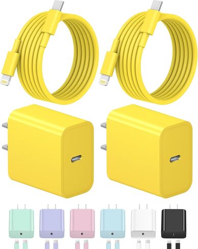 iPhone Charger Fast Charging USB C Charger Block Type C Charging iPad Chargers with 6FT C Chargers Cord Compatible with iPhone14/14 Pro Max/13/13Pro/12/12 Pro/11,iPad | with 6FT Fast Charging Cable Compatible with iPhone14/14 Pro Max/13/13Pro/12/12 Pro/11 in Saudi Arabia