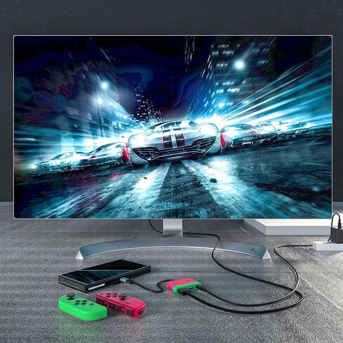 Switch Dock for Nintendo Switch,Portable Dock with HDMI TV USB 3.0 Port and USB C Charging,Compatible with Nintendo Switch Steam Deck MacBook Pro/Air Samsung and More in Kuwait