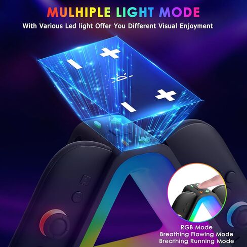 Charging Dock for Nintendos Switch 2,Switch 2 Joycons Dock for 4 Joycon,Joycons Charger Stand Station with LED Indication and USB Type-C Charger Cable in Kuwait