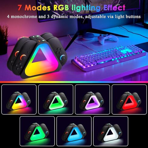Charging Dock for Nintendos Switch 2,Switch 2 Joycons Dock for 4 Joycon,Joycons Charger Stand Station with LED Indication and USB Type-C Charger Cable in Kuwait