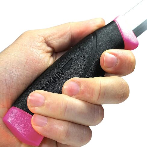Morakniv Companion Fixed Blade Outdoor Knife with Stainless Steel Blade, 4.1-Inch, Magenta in Saudi Arabia