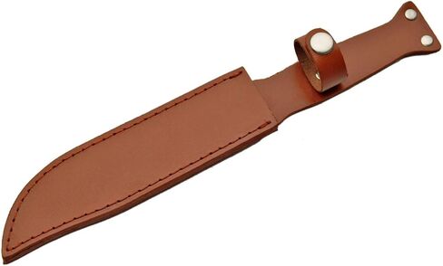 SZCO Marine Hunting Knife 12 Inch - Camping Knife with Leather Handle & Stainless Steel Fuller Blade with Sheath - Pocket Knife for Hiking, Camping & Outdoor Uses - Knives for Men in Kuwait