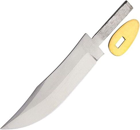 SZCO Supplies Tiger Skinner Blade Blank Knife, brass,6.5 inch in Kuwait