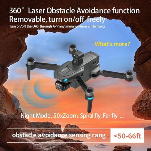 Bingchat Tablet Remote Professional Drones with Camera for Adults 4K Video | 360 Obstacle Avoidance, Safe Auto Return Home, 3 Axis Gimbal, Payload Release, Long Battery, High Wind Resistance, Follow Me in Saudi Arabia