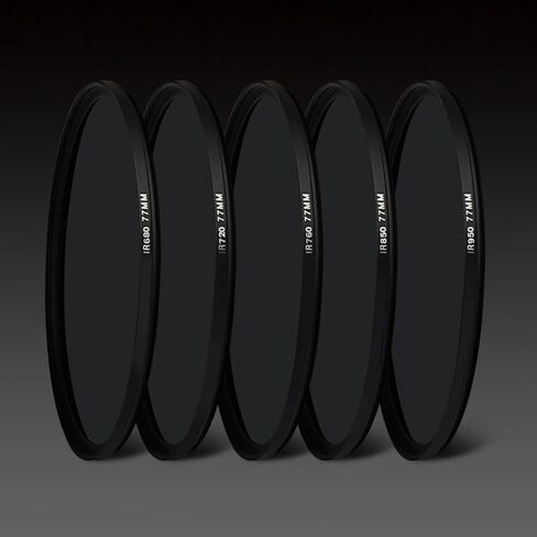 52-82mm Ir680 Ir720 Ir760 Ir850 Ir950 IR Infrared Infrared Filter 720nm Interesting Art Photography Camera Lens Filter(52mm,IR720) in Saudi Arabia