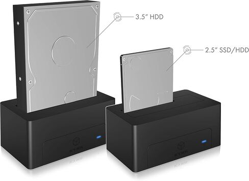 RaidSonic ICY BOX IB-1121-C31 - HDD-Dockingstation - SATA 6Gb/s - USB 3.1 (Gen 2) in Saudi Arabia