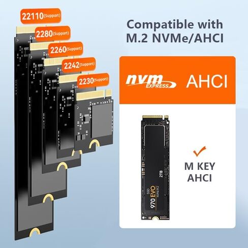 K3016P2 NVMe AHCI Cloner Duplicator, Dual Bay M.2 SSD Docking | 20Gbps, Offline Cloner and Copy Function, SSD Size 2230/2242/2260/2280 in Saudi Arabia