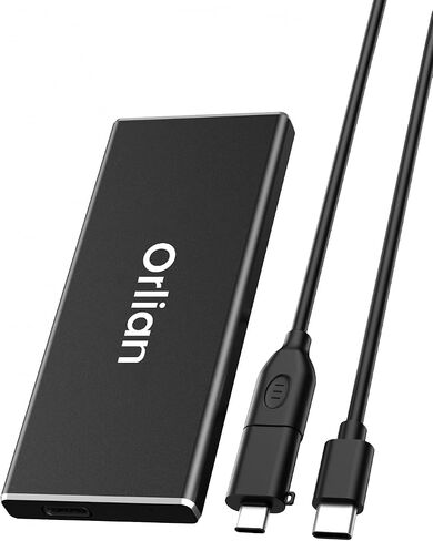 Orlian 500GB External Portable SSD Solid State Drive USB 3.1 Gen 2 Up to 500MB/s High-Speed Solid State Drive for Phone, Windows, Android, PC and More in Saudi Arabia