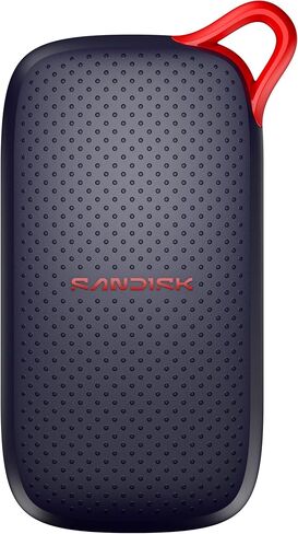 Sandisk 500GB Portable SSD - speeds up to 1000 MB/s - Up to 2-Meter Drop Protection, Pocket-Sized - USB Type-C, Compatible with Laptops and Tablets- Black - SDSSDE31-500G-G25 in Saudi Arabia