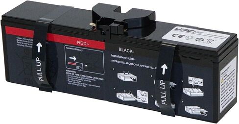 بطارية بديلة APCRBC161-UPC لأجهزة APC Back-UPS Pro 1500VA/1350VA بواسطة UPC | متوافق مع موديلات RBC161 وAPC UPS: BN1500M2، BR1350MS وBR1200SI | بطارية حمض الرصاص المختومة 24 فولت 9 أمبير | بواسطة UPC in Kuwait