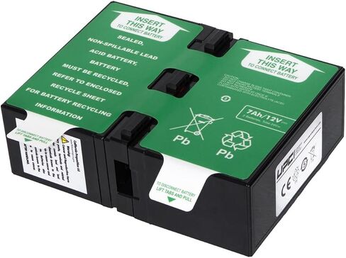 بطارية بديلة APCRBC123-UPC لجهاز APC UPS BN1080G، BX1300G بواسطة UPC | لبطارية APC UPS الاحتياطية - متوافقة مع RBC123، BN1080G، BX1300G، BR1000G، BX1350M، BN1350G، BX1000G in Kuwait