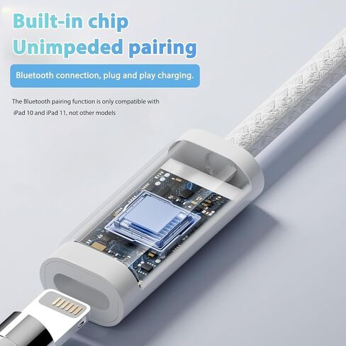 USB-C Charging Cable for Apple Pencil 1st Generation, Fast Charging & Bluetooth Pairing, Charger Adapter Compatible with iPad 10th Gen 2022 and 11th Gen 2025, USB-C Connector Charger Cord 3.3FT in Saudi Arabia