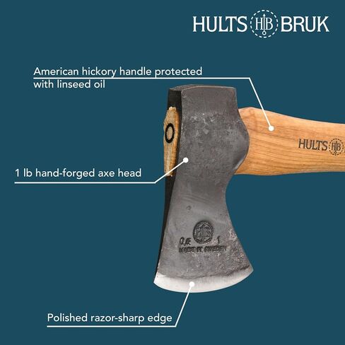 Hults Bruk 840762 Agelsjon Hatchet - 1 lb Head, 9.4" Handle in Saudi Arabia