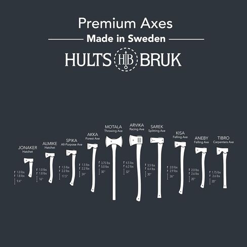 Hults Bruk 840762 Agelsjon Hatchet - 1 lb Head, 9.4" Handle in Saudi Arabia