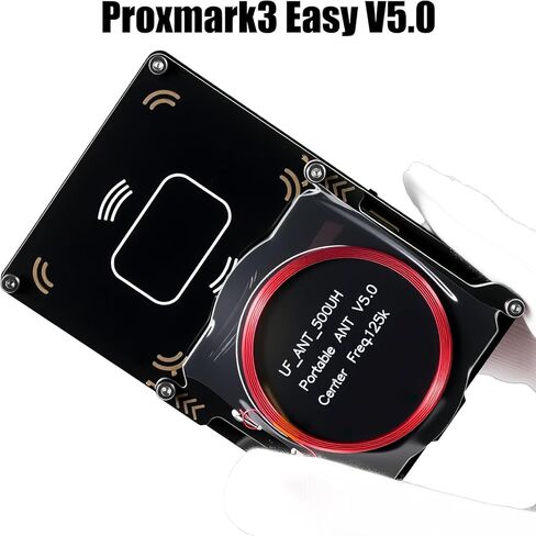 Proxmark3 RFID Card Reader Writer, Proxmark3 Easy V5.0 Memory IC ID M1 Card Copier Cloner, 512M RFID Card Decryptor Decoder with Integrated Antenna, LF HF Frequency 125Khz 13.56Mhz in Saudi Arabia