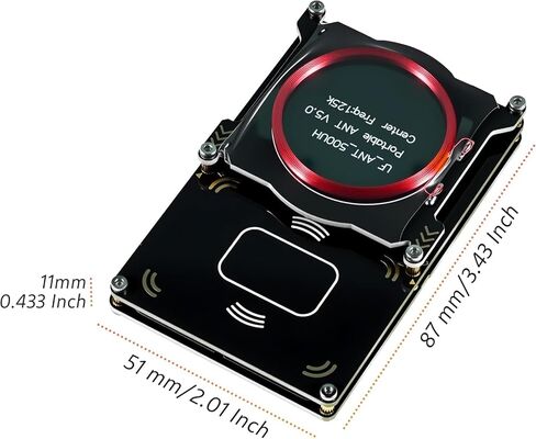 Proxmark3 RFID Card Reader Writer, Proxmark3 Easy V5.0 Memory IC ID M1 Card Copier Cloner, 512M RFID Card Decryptor Decoder with Integrated Antenna, LF HF Frequency 125Khz 13.56Mhz in Saudi Arabia