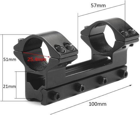 Mizugiwa One Piece High Profile Magnum Airgun Scope Mount مع دبوس إيقاف in Kuwait