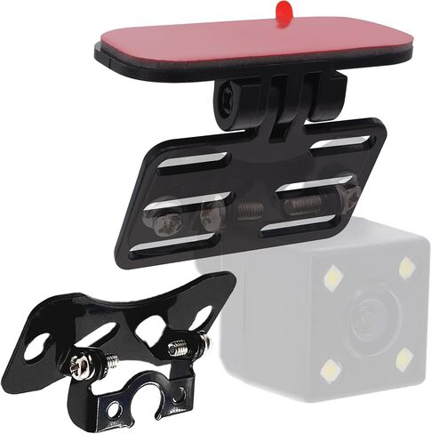 Car Rear Camera Mounting Bracket Kit - Universal Adjustable 4 Kits | Vehicle Backup Camera Mount Holder For Reverse Rearview Camera /w 13mm Screw Holes (Installation Bracket Only) in Saudi Arabia