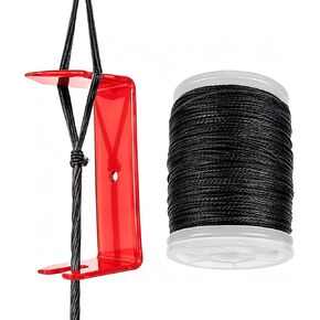 Archery Bow String Separator Tool 131 yard/120m Durable Bowstring Serving Thread Peep Sight String Tool for Compound Recurve Bow Tying Nock Point in Saudi Arabia