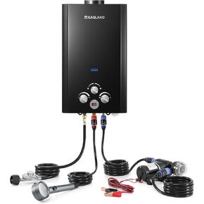 GASLAND Goshower G3 Pro 1lb Propane Portable Water Heater & Shower Pump, Instant Hot Water for Outdoor Camping, Hiking, Glamping & Vacationing, 4000mAh Rechargeable Shower System, CSA Certified in Saudi Arabia