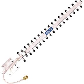 TECHTOO WiFi Antenna 2.4GHz 18dBi High Gain Yagi Directional Antenna Booster with RP-SMA Connector for Network Router/Reapter/USB Adapter/Extension Network PCI Card/Security Camera in Saudi Arabia