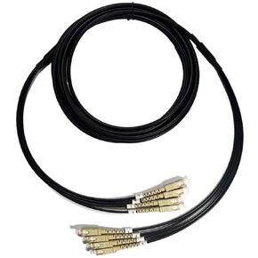 TPU Armored OM3 10G 4-Core Fiber Patch Cord(4core 4ST-4ST,1m) in Kuwait