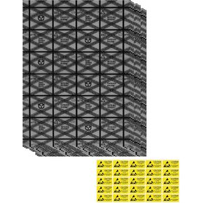 أكياس مفتوحة من الأعلى مضادة للكهرباء الساكنة 30 قطعة 12x16,10x14,6x8in أكياس ESD مضادة للكهرباء الساكنة | لجهاز القرص الصلب الإلكتروني لبطاقة الفيديو للوحة الأم وشاشة LCD وحدة معالجة الرسومات الجرافيكية، مع ملصقات مضادة للكهرباء الساكنة in Kuwait