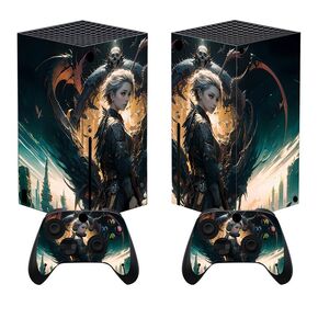 PlayVital Dragon Vision Custom Vinyl Skins for Xbox Core Wireless Controller, Wrap Decal Cover Stickers for Xbox Series X Console Controller in Kuwait