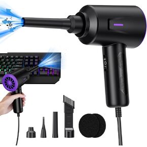 Electric Air Duster - Air Blower - Multi-Use Compressed Air Duster for Keyboard- Computer and PC - 5.74 oz Powerful Motor in Kuwait