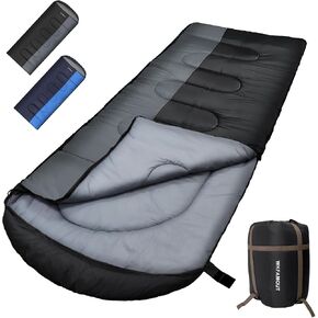 0 Degree Sleeping Bags Waterproof for Adults, Cold Weather Machine Washable Sleeping Bag with Compression Sack for 3-4 Season Camping Outdoor in Saudi Arabia