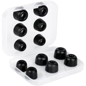 6 Pairs KBEAR KF01 Memory Foam Eartips, KINBOOFI KZ ZS10 PRO Replacement IEM Eartips Earbuds for KZ ZST ZS10 PRO X AS10 AS24 ZSN PRO X ZS10 PRO2 TANGZU WAN'ER CCZ DC02 DC01-PRO Wired Headphone in Saudi Arabia