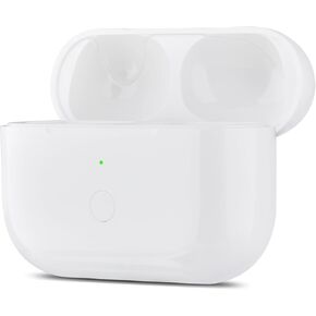 استبدال OLEBAND لحافظة شحن Airpods Pro 2&1: من السهل إقران سماعات الأذن Air pods Pro مع زر الاقتران، ودعم الشحن السلكي واللاسلكي، لأجهزة iPod Pro 1st/2nd Gen ضمان سنة واحدة (أبيض) in Kuwait