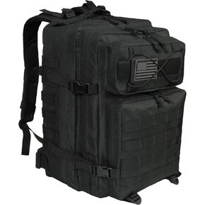 40L Tactical Backpack for Men, 900D Waterproof Molle Military Backpack 3 Day Assault Pack with 17" Laptop Compartment for Hiking Camping Gym EDC in Saudi Arabia